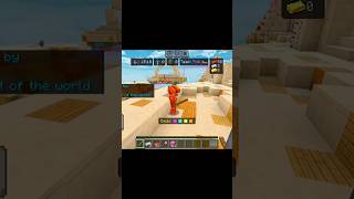 Minecraft Bed War Playing in PE 🥸👻 minecraft youtubeshorts ytshorts [upl. by Concepcion266]