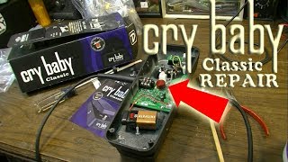 Repair amp Demo Dunlop Crybaby Classic Wah GCB95F Fasel Inductor [upl. by Adnih]