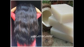 Wash Your Hair With Soap  Shampoo Bar For Hair Wash [upl. by Kotto]