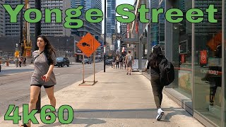 Yonge Street  Toronto  Summer 2023  Gopro 4k60 [upl. by Clover417]