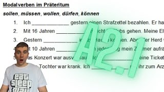 Grammatik A21 Teil 49 Modalverben im Präteritum [upl. by Alwyn]