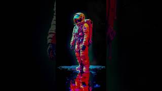 Astronaut in Water Retrowave Video Free Download [upl. by Barbara]