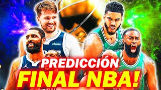 MI PREDICCIÓN DE LA FINAL NBA 2024 CELTICS VS MAVERICKS [upl. by Nyltyak]