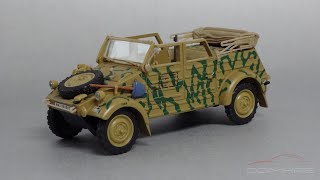 Volkswagen Kübelwagen  Hongwell Cararama  Масштабная модель автомобиля 143 [upl. by Ahsikyt]