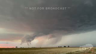 5252023  Tucumcari NM Glowing Sunset Supercell and Rotating Wall Cloud [upl. by Behrens560]