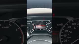 Changing the digital speedometer from kmh to mph on the 202120222023 Nissan Rogue [upl. by Isle]