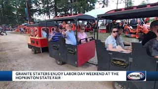 Granite Staters enjoy Labor Day weekend at the Hopkinton State Fair [upl. by Chico561]