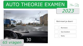 Auto theorie examen 2023  gevaarherkenning  kennis  inzicht  voorrang [upl. by Klemm]