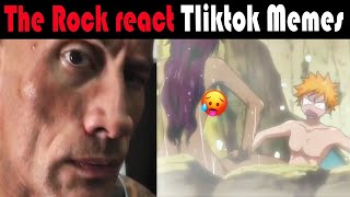 The Rock reacts Tiktok Memes 35  Memes [upl. by Keisling]