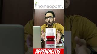 Appendicitis medicines homeopathic homeopathy youtubeshorts trending viralvideo appendicitis [upl. by Ayokahs]