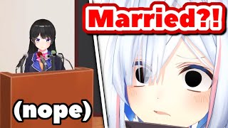 Kanata Mistakenly Thought Tsukino Mito Is Getting Married【ENG Sub  hololive】 [upl. by Arnie]