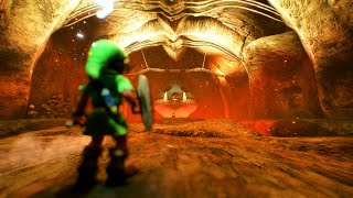 Unreal Engine 5 54 Zelda Ocarina Of Time  Dodongos Cavern Part1  Download link [upl. by Eimmaj]