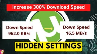 How to Speed Up uTorrent Download  Boost Download Speed 300 More [upl. by Demmahum]