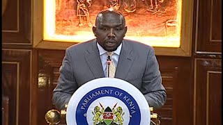 LIVE CS Murkomen answering tough questions in Senate [upl. by Drofub]