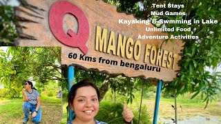 QMango Forest  Best Adventure Resort near Bengaluru  All you need to know about Resort Ramanagara [upl. by Herzog879]