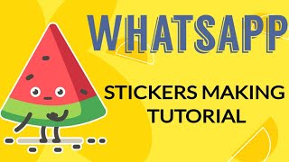 Convert Your Picture into Whatsapp Sticker  How To Make Whatsapp Stickers [upl. by Wolram]