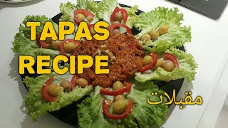 مقبلات easy and fast Tapas Recipe [upl. by Ahsinam24]