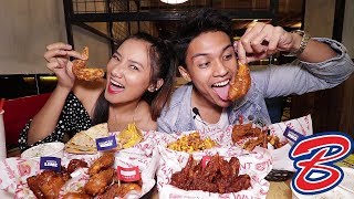 Spiciest Chicken Wings MUKBANG  Buffalos Wings N Things [upl. by Aneeras233]