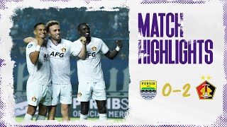 FULL HIGHLIGHTS  PERSIB BANDUNG 02 PERSIK KEDIRI [upl. by Nonnag]