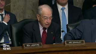 WATCH Sen Grassley questions acting Secret Service director on Trump rally shooting probe [upl. by Notwal]