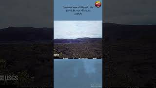 Timelapse View of Nāpau Crater East Rift Zone of Kilauea 210924 [upl. by Garrett]