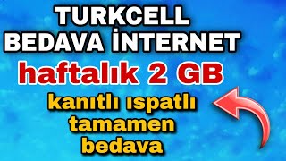 TURKCELL BEDAVA İNTERNET [upl. by Acimat]