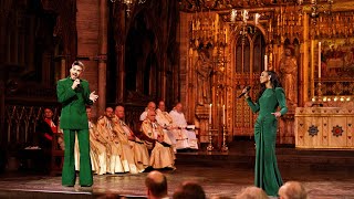 Adam Lambert amp Beverley Knight  quotThe Christmas Songquot Live at Westminster Abbey [upl. by Rolf]