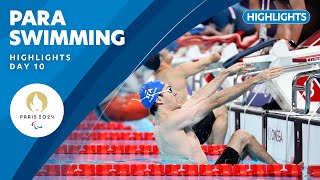 🏊 Para Swimming Highlights  Day 10  Paris 2024 Paralympic Games [upl. by Blinnie]