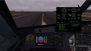 Toliss A321 IAE V2500 Soundpack takeoff test [upl. by Acysej]