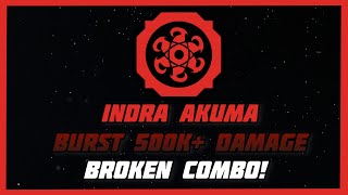 Shindo Life INDRA AKUMA 500K Damage Broken Combo in Shinobi Life 2 [upl. by Babbette]