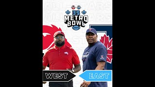 Football Toronto AllStar Game Presented by NFL Canada  East vs West [upl. by Enelahs]