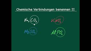 Chemische Verbindungen benennen  2 Teil [upl. by Sondra544]