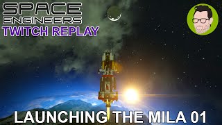 Space Engineers 3 Stage Rocket Test [upl. by Deery]