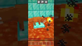 Saved fox from lava 🥵 l minecraft emotional technogamerz [upl. by Rona936]