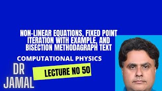 30 September 2024 LECTURE NO 50 COMPUTATIONAL PHYSICS [upl. by Aikkan]