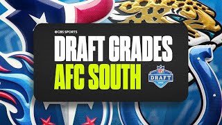 2024 NFL Team Draft Grades For AFC SOUTH Division I CBS Sports [upl. by Ormand]