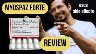 Myospaz forte tablet uses in Hindi  Dose side effects  myospaz forte tablet kis kaam aati hai [upl. by Alvan383]