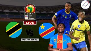 🔴LIVE  TAIFA STARS 00 DRC CONGO KUFUZU AFCON 2025 [upl. by Anayek]