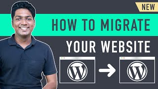 How To Migrate WordPress Site to New Host 2024 [upl. by Lorrac]