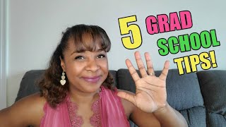 GRAD SCHOOL TIPS [upl. by Drusy]