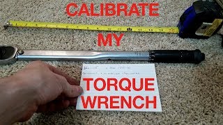 Calibrate Torque Wrench Without Any Special Tools [upl. by Nugent]