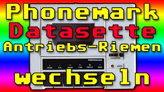 1490 Hardware Special Phonemark Datasette Antriebsriemen wechseln C64 [upl. by Ivah]