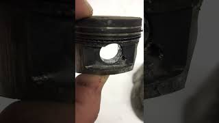 The piston was torn apart The piston from 125cc is jammed major engine repair tuningparts tuning [upl. by Ballard]