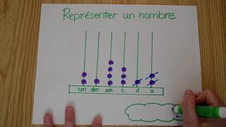 Mathématique  représenter un nombre à 6 chiffres avec et sans échange en utilisant labaque [upl. by Ayik745]