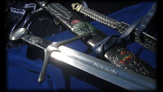 Medieval Swords amp Scabbards by Fable Blades Custom Swords Swordsmith Brendan Olszowy [upl. by Ardnossak]