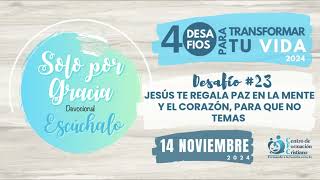 Solo Por Gracia Devocional 14 NOVIEMBRE 2024 [upl. by Aday145]