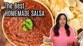 The Best Homemade Salsa Recipe [upl. by Agosto]