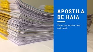 Dicas para Apostila de Haia Chile e Brasil [upl. by Garvy388]