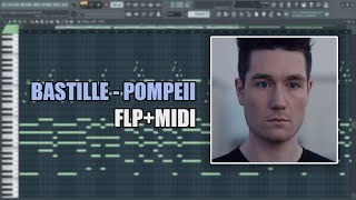 Bastille  Pompeii MIDI  FLP FL Studio Piano Tutorial  Cover [upl. by Yznil]