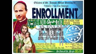 Enrollment  Minor Seminary [upl. by Hadik906]